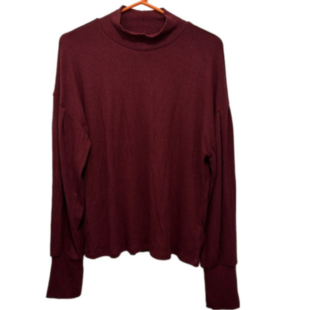 Sanctuary mockneck turtleneck ribbed